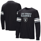 Las Vegas Raiders Hands Off Long Sleeve Adaptive T-Shirt Black - NFL