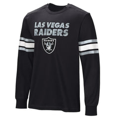 Las Vegas Raiders Hands Off Long Sleeve Adaptive T-Shirt Black - NFL