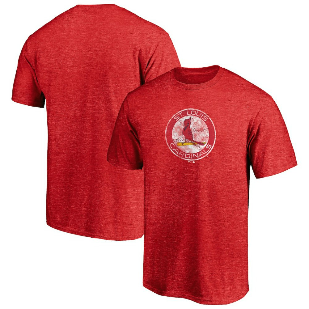 St. Louis Cardinals Cooperstown Collection Throwback Logo Tri-Blend T-Shirt On Sale