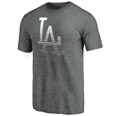 Los Angeles Dodgers Cooperstown Collection Logo Tri-Blend T-Shirt Sale