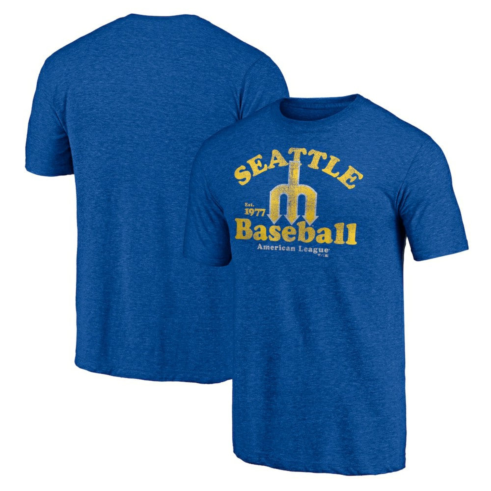 Seattle Mariners Cooperstown Collection Our Game Tri-Blend T-Shirt On Sale