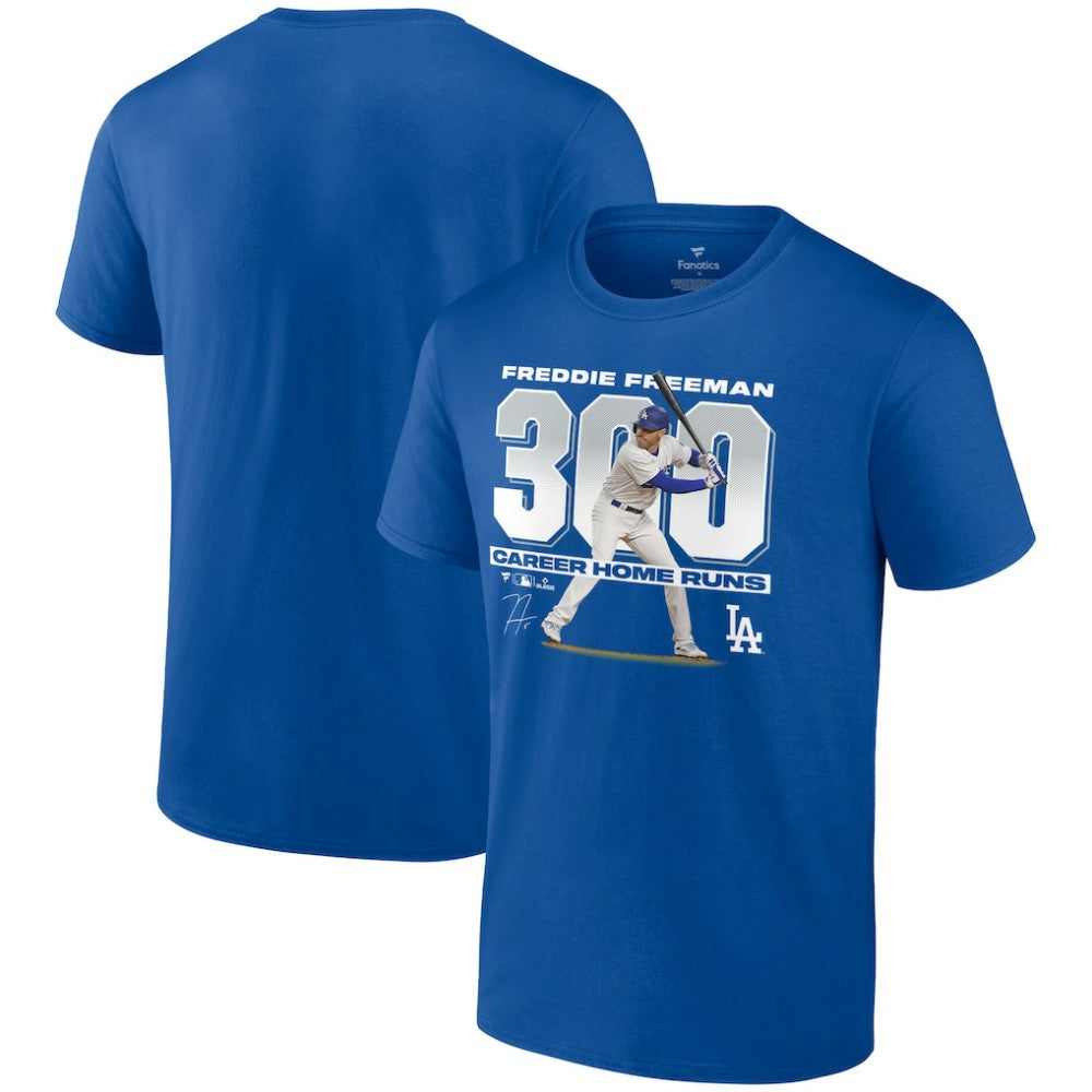 Freddie Freeman Los Angeles Dodgers Fanatics 300 Career Home Runs T-Shirt Clearance
