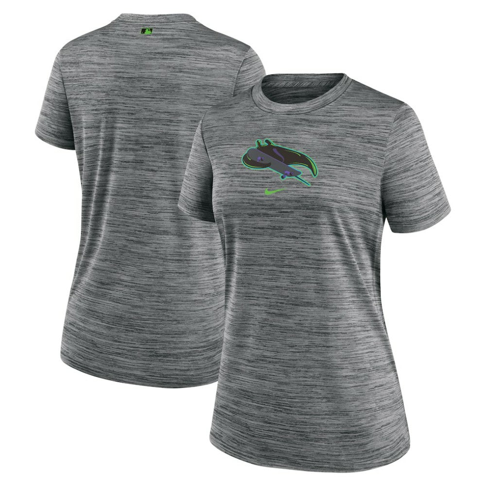 Tampa Bay Rays Nike Women's 2024 City Connect Authentic Collection Velocity Performance T-Shirt Clearance