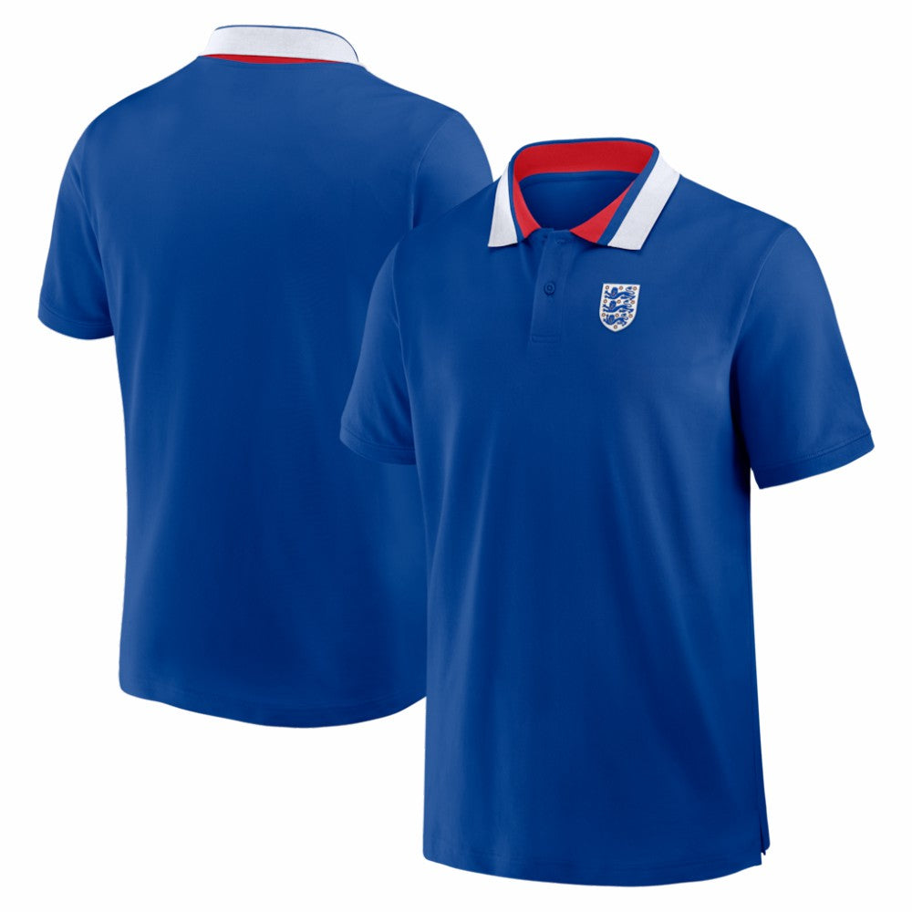 Fanatics England National Team Crest Polo - Blue