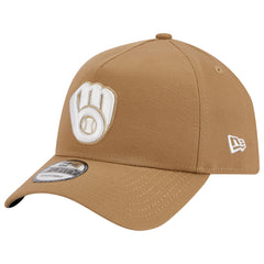 Milwaukee Brewers New Era A-Frame 9FORTY Adjustable Hat On Sale