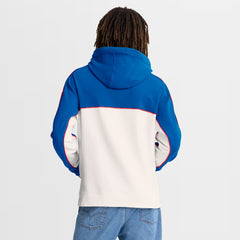 Fanatics Paris Saint-Germain Retro Overhead Tri-Blend Hoodie - Royal/White