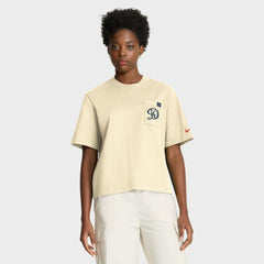 Los Angeles Dodgers Nike Women's City Connect Pocket Boxy T-Shirt for sale