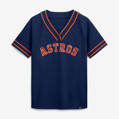 Houston Astros Fanatics Women's Diva Race Ahead Raglan V-Neck T-Shirt discount