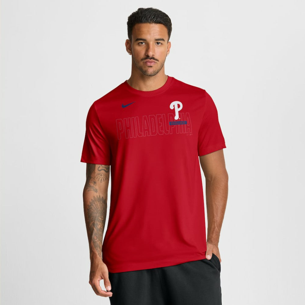 Philadelphia Phillies Nike Knockout Team Legend Dri-FIT T-Shirt Sale