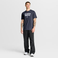 Atlanta Braves Nike Stacked Tri-Blend T-Shirt discount