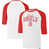 Los Angeles Angels '47 City Connect Crescent Franklin Raglan 3/4-Sleeve T-Shirt Online