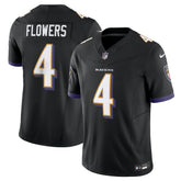 Zay Flowers Baltimore Ravens Alternate Vapor F.U.S.E. Limited Jersey Black - Nike