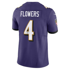 Zay Flowers Baltimore Ravens Vapor F.U.S.E. Limited Jersey Purple - Nike