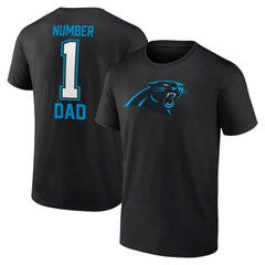 Carolina Panthers Father's Day T-Shirt Black - Fanatics
