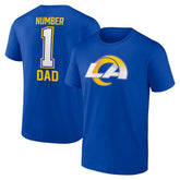 Los Angeles Rams Father's Day T-Shirt Royal - Fanatics