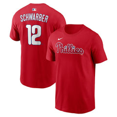 Kyle Schwarber Philadelphia Phillies Nike Name & Number T-Shirt On Sale
