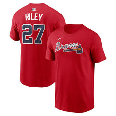 Austin Riley Atlanta Braves Nike Home Name & Number T-Shirt Online