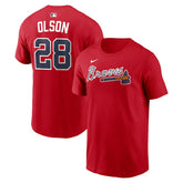 Matt Olson Atlanta Braves Nike Home Name & Number T-Shirt Lifestyle