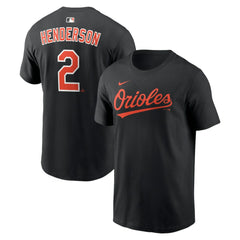 Gunnar Henderson Baltimore Orioles Nike Name & Number T-Shirt On Sale