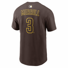 Jackson Merrill San Diego Padres Nike Home Name & Number T-Shirt Lifestyle