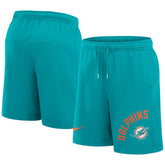 Miami Dolphins Arched Kicker Shorts Aqua - Nike