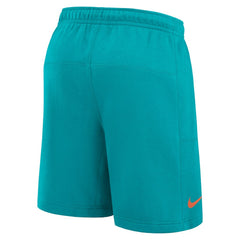 Miami Dolphins Arched Kicker Shorts Aqua - Nike
