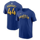 Julio Rodríguez Seattle Mariners Nike City Connect Name & Number T-Shirt Lifestyle