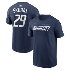 Tarik Skubal Detroit Tigers Nike City Connect Name & Number T-Shirt On Sale