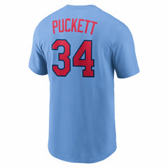 Kirby Puckett Minnesota Twins Nike Cooperstown Collection Name & Number T-Shirt On Sale