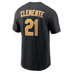 Roberto Clemente Pittsburgh Pirates Nike Cooperstown Collection Name & Number T-Shirt On Sale