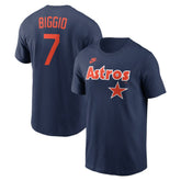 Craig Biggio Houston Astros Nike Cooperstown Collection Name & Number T-Shirt Online