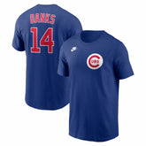 Ernie Banks Chicago Cubs Nike Cooperstown Collection Name & Number T-Shirt discount