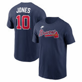 Chipper Jones Atlanta Braves Nike Cooperstown Collection Name & Number T-Shirt Near Me