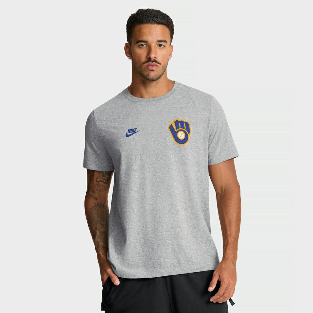 Milwaukee Brewers Nike Cooperstown 2-Hit T-Shirt Sale