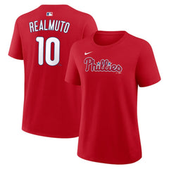 J.T. Realmuto Philadelphia Phillies Nike Women's Name & Number T-Shirt discount