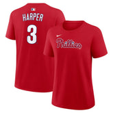 Bryce Harper Philadelphia Phillies Nike Women's Name & Number T-Shirt Online
