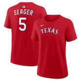 Corey Seager Texas Rangers Nike Women's Name & Number T-Shirt On Sale