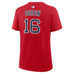 Jarren Duran Boston Red Sox Nike Women's Name & Number T-Shirt Online