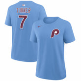 Trea Turner Philadelphia Phillies Nike Women's Name & Number T-Shirt for sale