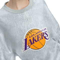NBA - Los Angeles Lakers Tommy Jeans Women's Tracy Pullover Sweatshirt - Silver