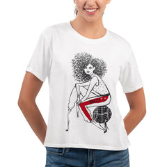 NBA - Chicago Bulls G-III 4Her by Carl Banks Women's Play the Ball Cropped T-Shirt - White