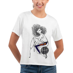 NBA - Phoenix Suns G-III 4Her by Carl Banks Women's Play the Ball Cropped T-Shirt - White