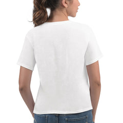 NBA - Philadelphia 76ers G-III 4Her by Carl Banks Women's Play the Ball Cropped T-Shirt - White