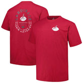 Arizona Cardinals Profile Big & Tall Two-Hit Throwback T-Shirt Cardinal - NFL