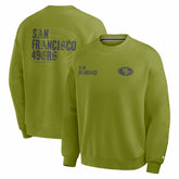 San Francisco 49ers Oversized Type Play Multi Sweatshirt Green - Fanatics