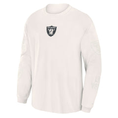Las Vegas Raiders Oversized Type Play Long Sleeve T-Shirt Gray - Fanatics