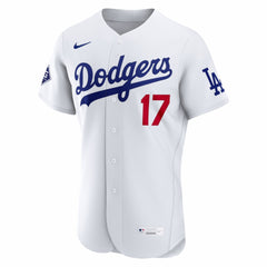 Shohei Ohtani Los Angeles Dodgers Nike Home Authentic Sponsor Patch Jersey Online