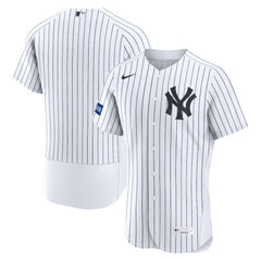 New York Yankees Nike Home Sponsor Patch Authentic Jersey Lifestyle