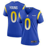 Byron Young Los Angeles Rams Women's Home Game Jersey Royal - Nike