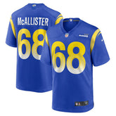 Mike McAllister Los Angeles Rams Home Game Jersey Royal - Nike